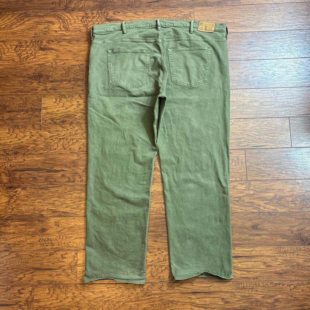 Polo Ralph Lauren Hampton Relaxed Straight Fit Olive Green Jeans Size 46X32
